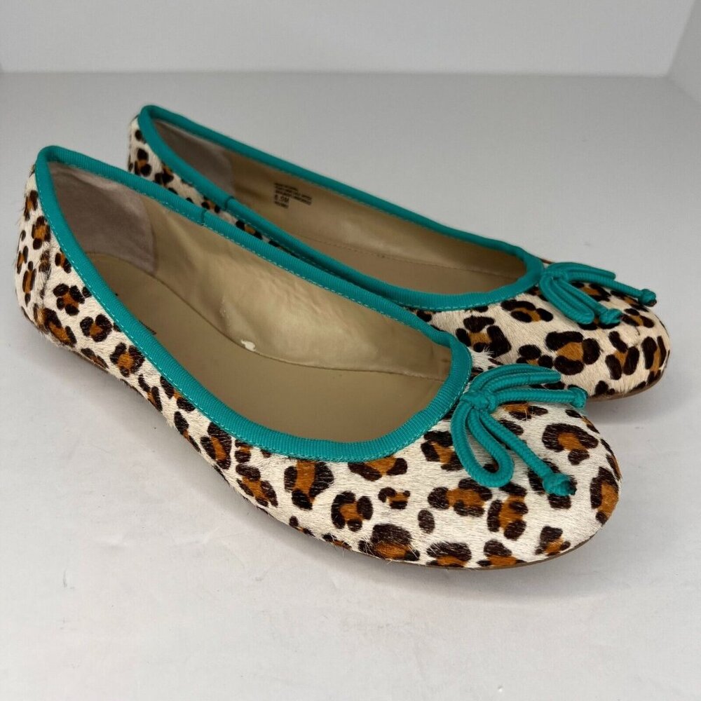 International Concepts Womens Paloma2 Multicolor Leopard Print Size 8.5M Flats - Picture 2 of 9